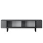 Hanah Home Yildiz Soporte para Televisión Antracita y Negro